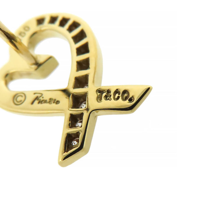 TIFFANY&Co. 
ラビングハート ピアス ダイヤモンド