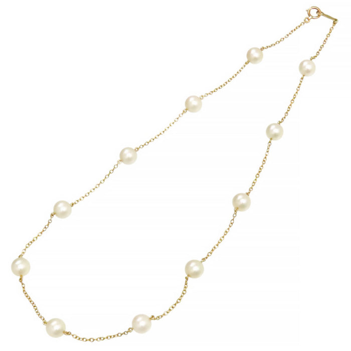 MIKIMOTO Akoya Pearl Station Necklace
