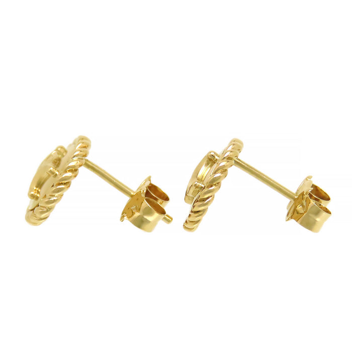 CELINE 
Macadam Pierced Earrings
