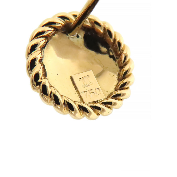 CELINE 
Macadam Pierced Earrings
