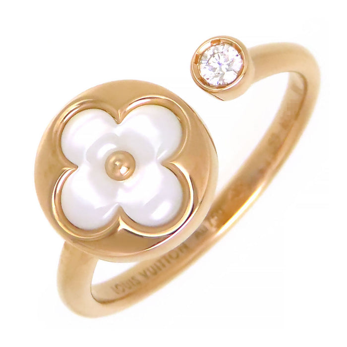 LOUIS VUITTON 
Bague Sun Blossom Monogram Mini Ring