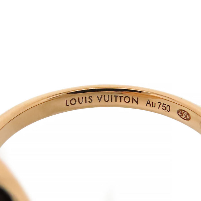LOUIS VUITTON 
Bague Sun Blossom Monogram Mini Ring