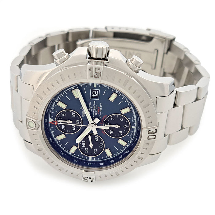 BREITLING 
Colt Chronograph Overhauled 
Includes box and papers