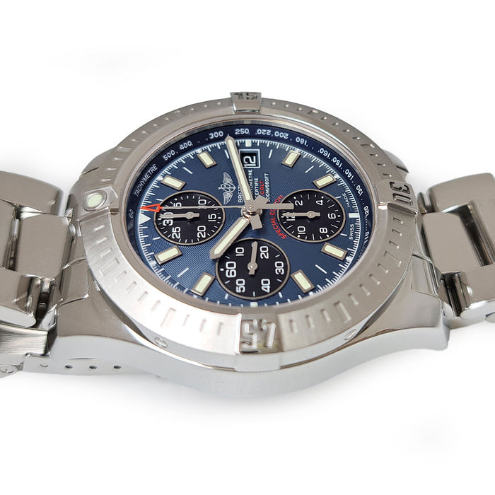 BREITLING 
Colt Chronograph Overhauled 
Includes box and papers