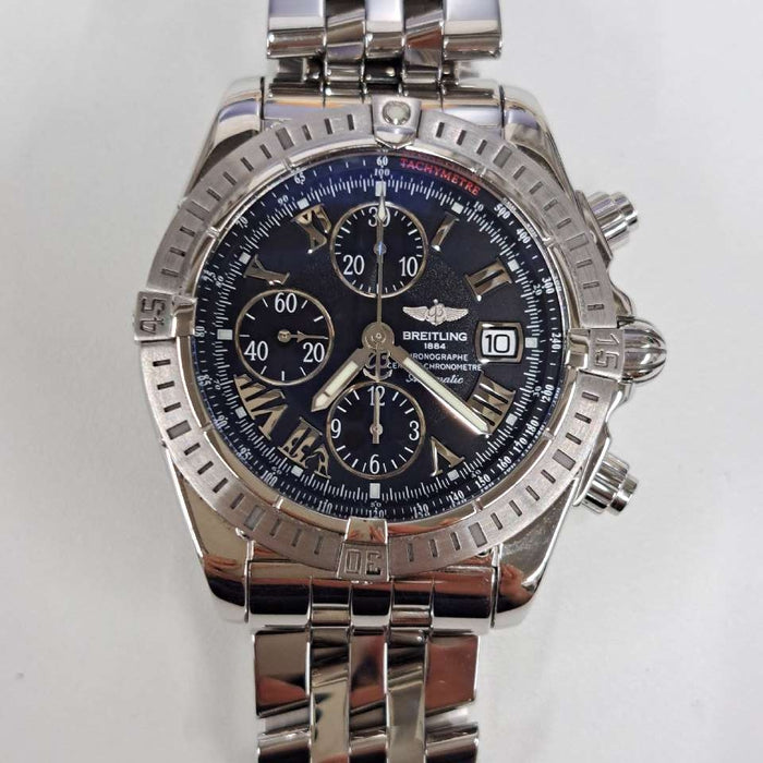 【WHOLESALES】
BREITLING 
A13356 
箱(内箱劣化)　ギャランティ　クロノメーター証