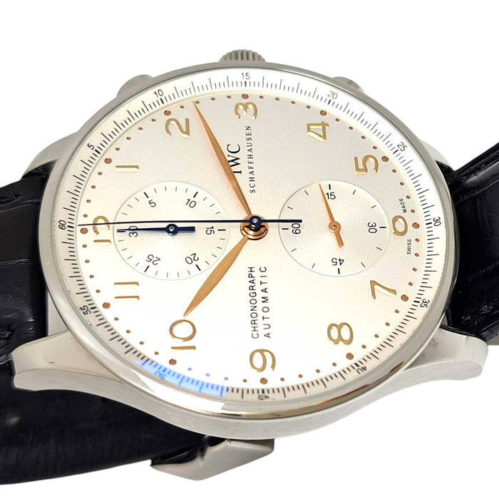 IWC 
Portuguese Chronograph 
With Box and Guarantee