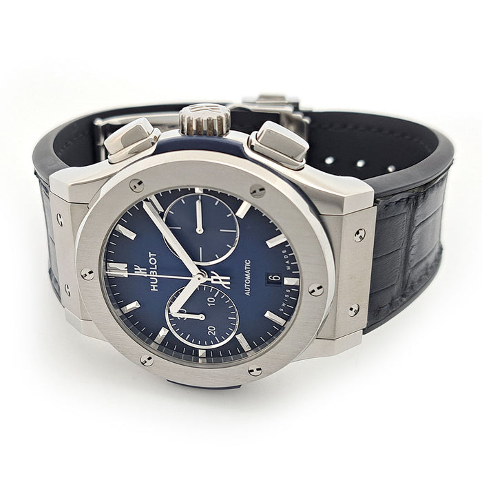 HUBLOT 
Classic Fusion Chronograph Titanium 
Box and papers included