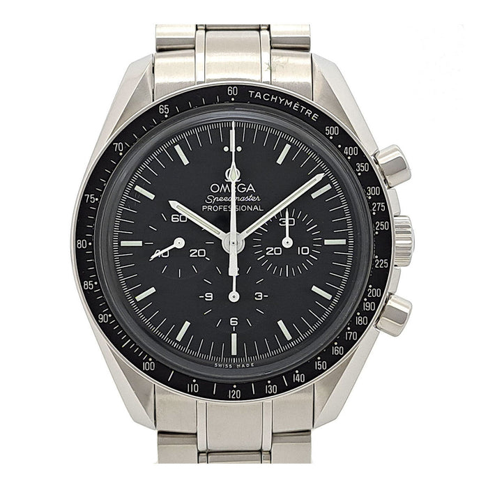 OMEGA 
Speedmaster Moonwatch Professional 
Includes box and papers