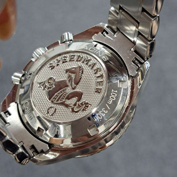 【WHOLESALES】
OMEGA
326.30.40.50.11.001
Speedmaster Racing
Box, Guarantee (no date or shop stamp), Pictogram, Links