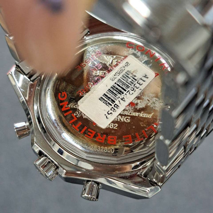 【WHOLESALES】
BREITLING 
A13362 
ベントレーGT 
箱　ギャランティ(液晶にじみあり)　クロノメーター証　純正レザーベルト×1(使用感なし)