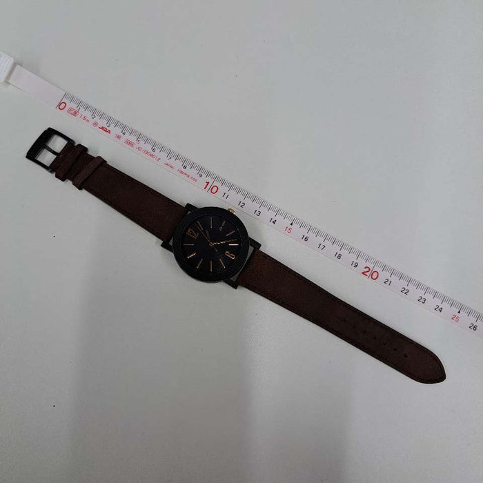 【WHOLESALES】
BVLGARI 
103226 
ブルガリ　ブルガリ 
箱　保　レザーケース　純正ラバー×1　純正尾錠×1