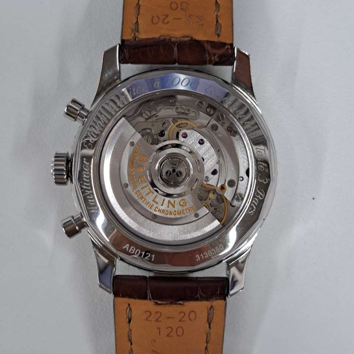 【WHOLESALES】
BREITLING 
AB0121 
箱　ギャランティ(液晶にじみあり)　クロノメーター証