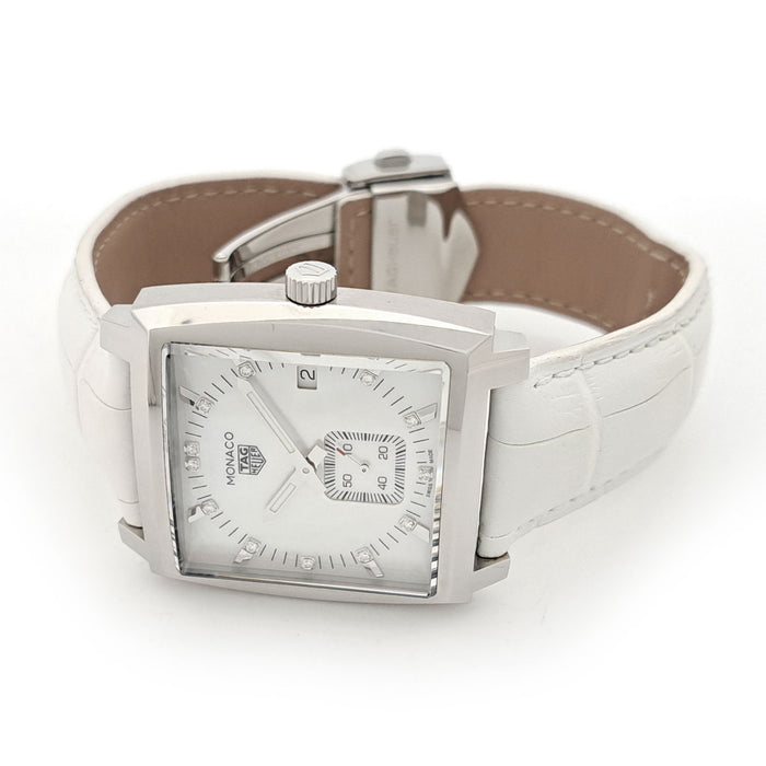 TAG HEUER 
Monaco White Shell Dial