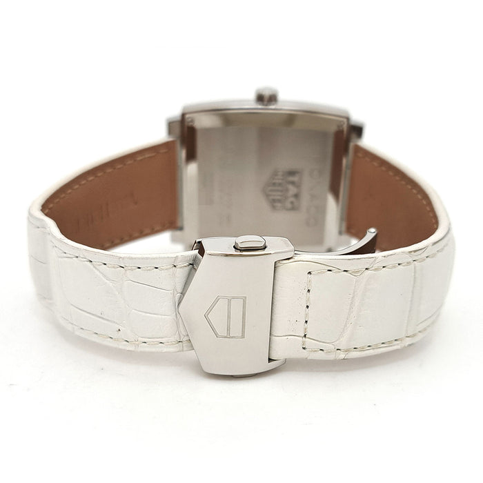 TAG HEUER 
Monaco White Shell Dial