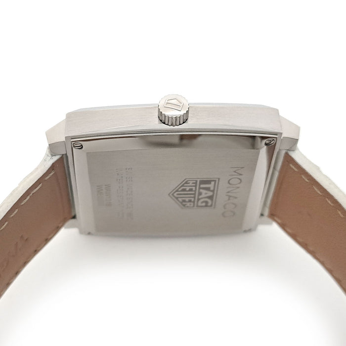 TAG HEUER 
Monaco White Shell Dial