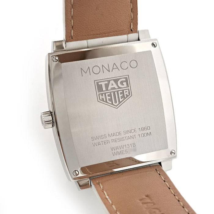 TAG HEUER 
Monaco White Shell Dial
