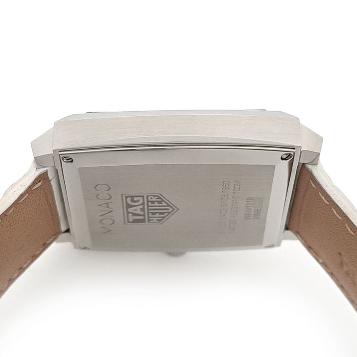 TAG HEUER 
Monaco White Shell Dial