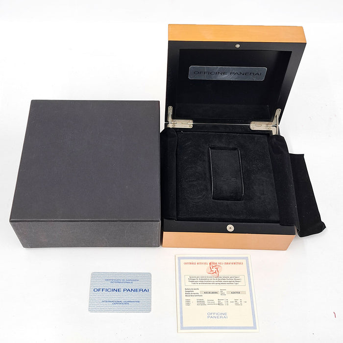 OFFICINE PANERAI 
Luminor Power Reserve 44mm 
With box and warranty card