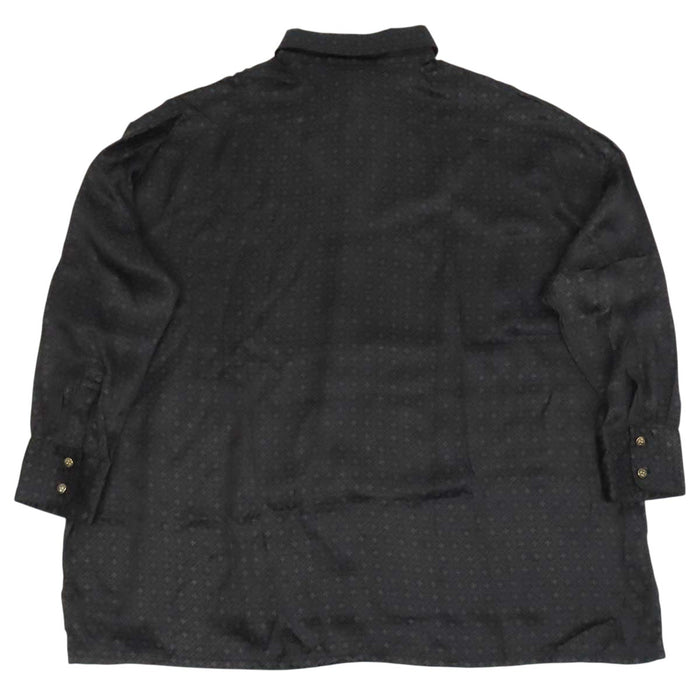 CHROME HEARTS 
クロスボールボタン シルバー 
マハルキタ CHプラス 総柄 ロングスリーブ シルク シャツ