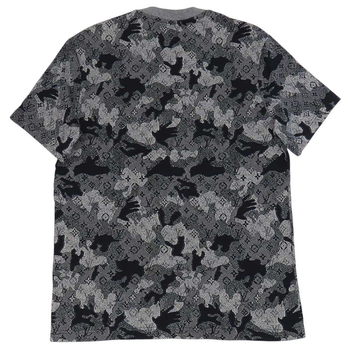 LOUIS VUITTON 
LV ロゴ ジャカード コットン 
モノグラム カモフラージュ Tシャツ
