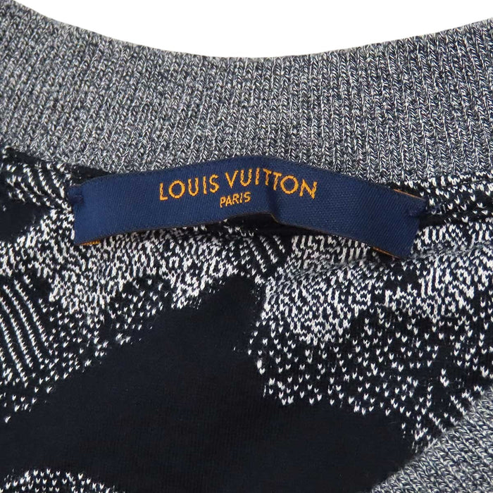 LOUIS VUITTON 
LV ロゴ ジャカード コットン 
モノグラム カモフラージュ Tシャツ