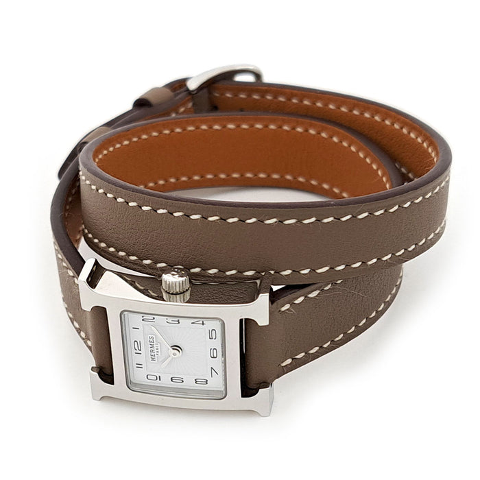 HERMES 
H Watch Mini Double Tour 
With box