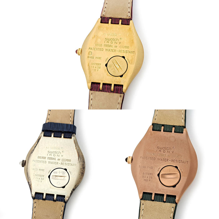 Swatch 
アイロニー アトランタ1996 3pcs Mint FULLSET 
箱ギャラ付