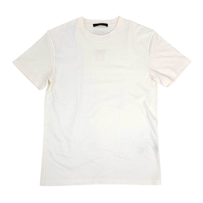 LOUIS VUITTON 
ロゴ コットン クルーネック 
エンボス LV Tシャツ