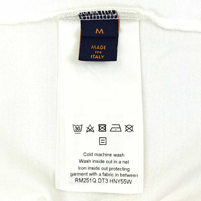 LOUIS VUITTON 
ロゴ コットン クルーネック 
エンボス LV Tシャツ