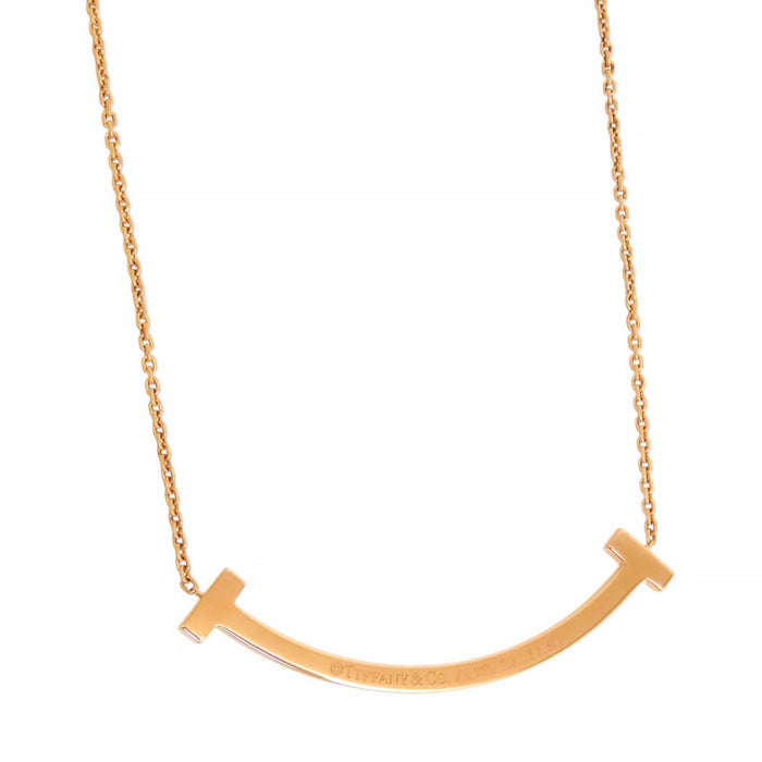 TIFFANY&Co. 
T Smile Necklace Medium