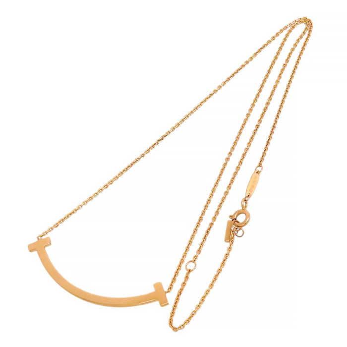 TIFFANY&Co. 
T Smile Necklace Medium