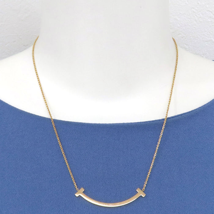 TIFFANY&Co. 
T Smile Necklace Medium