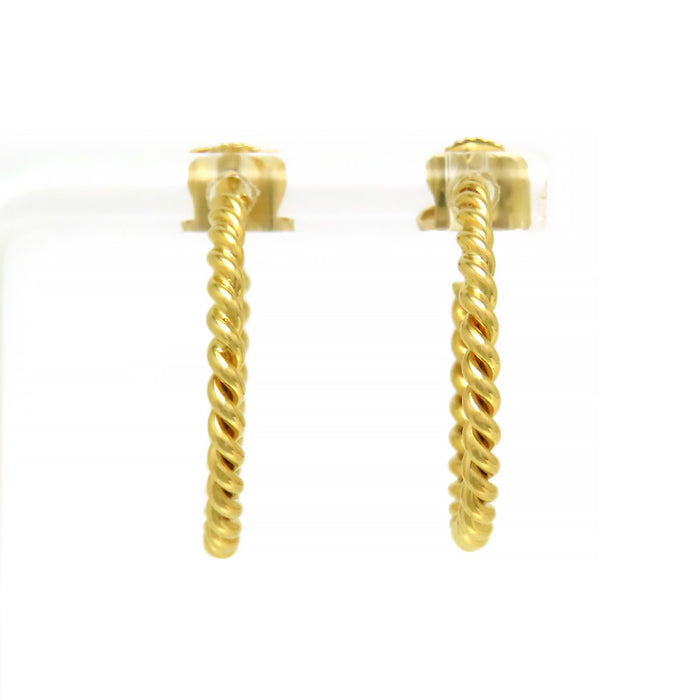 TIFFANY&Co. 
Twist Hoop Earrings