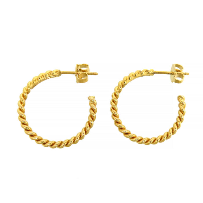 TIFFANY&Co. 
Twist Hoop Earrings