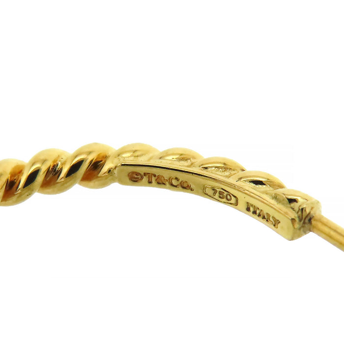 TIFFANY&Co. 
Twist Hoop Earrings