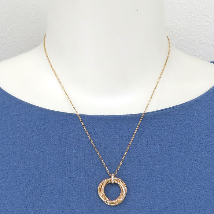 CARTIER 
トリニティ ダイヤモンド ネックレス