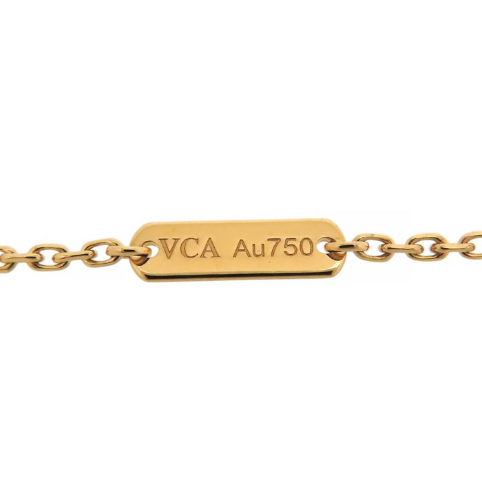 Van Cleef & Arpels Vintage Alhambra Guilloché Necklace
