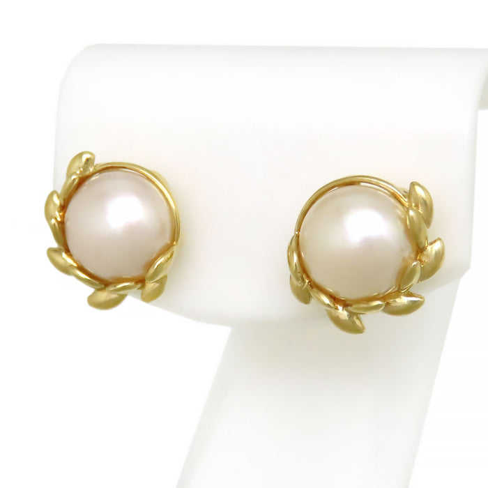 TIFFANY&Co.
Olive Leaf Pearl Pierced Earrings
