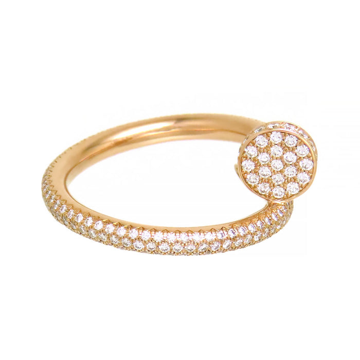 CARTIER 
Juste un Clou Pave Diamond Ring