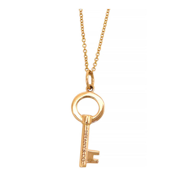 TIFFANY&Co. Circle Key Necklace