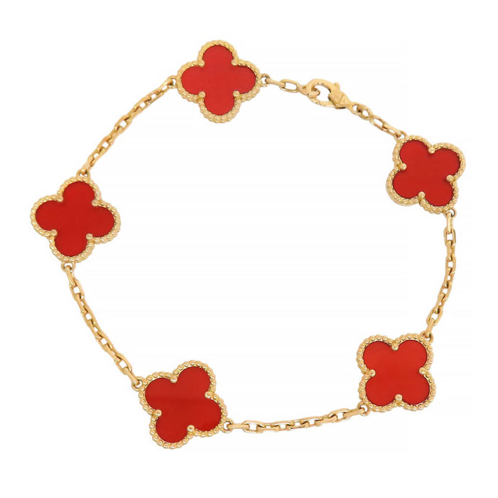 Van Cleef & Arpels 
ヴィンテージ アルハンブラ ブレスレット 5モチーフ