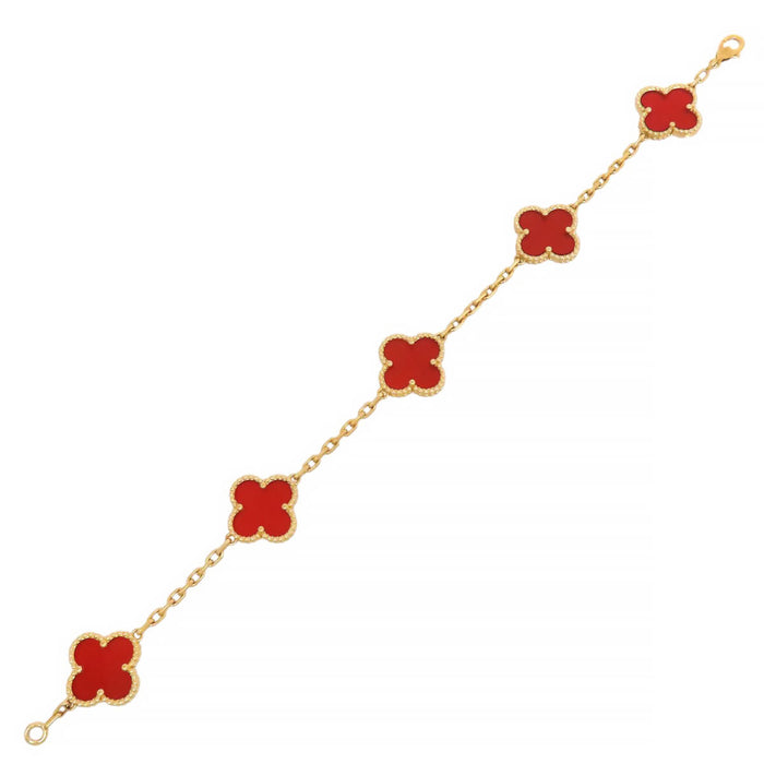 Van Cleef & Arpels 
ヴィンテージ アルハンブラ ブレスレット 5モチーフ