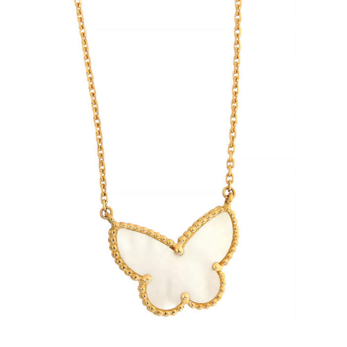Van Cleef & Arpels 
Lucky Alhambra Butterfly necklace