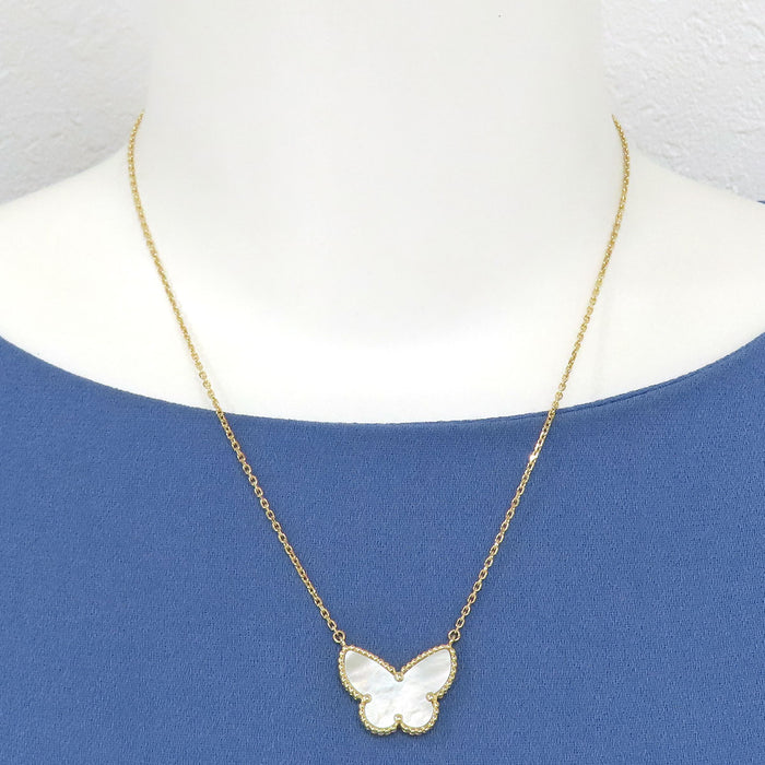 Van Cleef & Arpels 
Lucky Alhambra Butterfly necklace