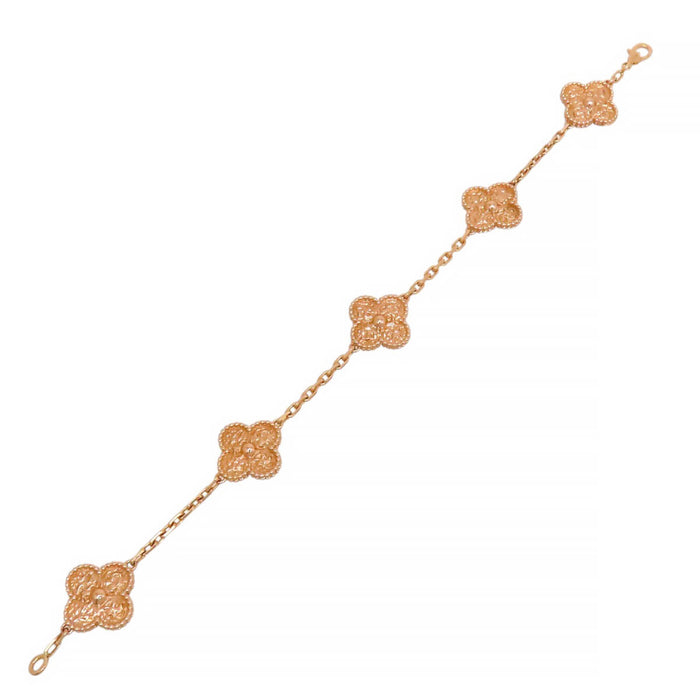 Van Cleef & Arpels Vintage Alhambra 5-Motif Bracelet