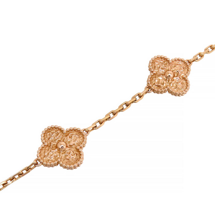 Van Cleef & Arpels Vintage Alhambra 5-Motif Bracelet
