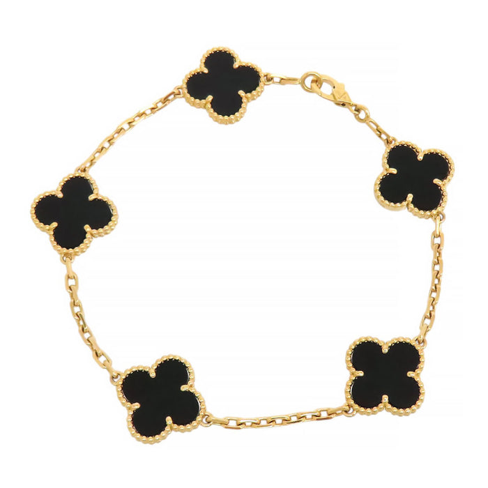 Van Cleef & Arpels Vintage Alhambra Bracelet 5 Motifs
