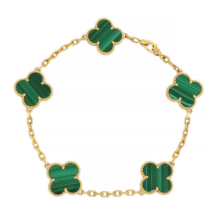 Van Cleef & Arpels 
ヴィンテージ アルハンブラ ブレスレット 5Pモチーフ