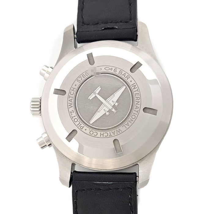 IWC 
Pilot's Watch Chronograph 
With Box and Papers