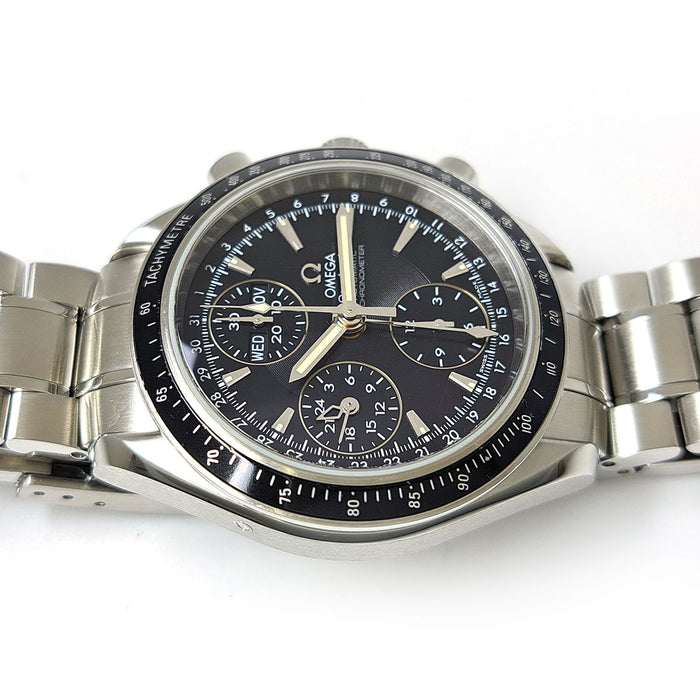 OMEGA 
Speedmaster Day-Date 
Includes box and papers